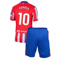 Atletico Madrid Angel Correa #10 Replica Home Minikit 2024-25 Short Sleeve (+ pants)